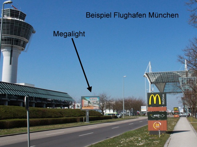 Mega-Light Poster - 9qm Werbegroßflächen in Großstädten für die Mediaplanung